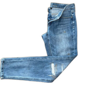 White House Black Market The Girlfriend Distressed Low Rise Jeans Light Wash 2